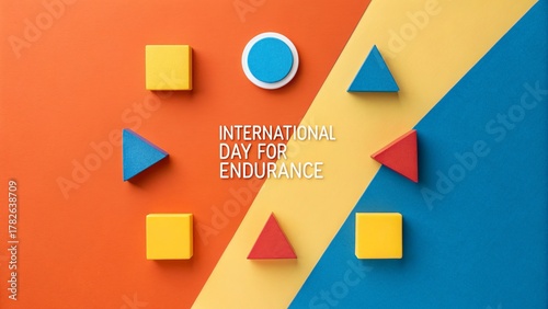 A vibrant modern composition featuring geometric shapes and divided tones symbolizing resilience balance and motion in futuristic abstract art style. Free Download A vibrant modern composition featuring geometric shapes and divided tones symbolizing resilience balance and motion in futuristic abstract art style. - GFXLoad