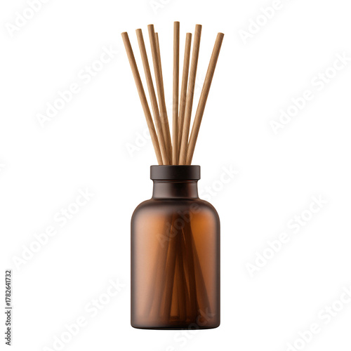 Scented Diffuser With Bamboo Reeds Creating a Calming Atmosphere at Home