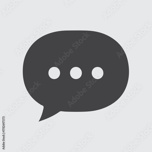 Speech Bubble with Ellipsis