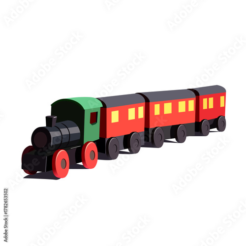 おもちゃの機関車ai