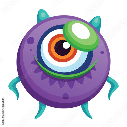 funny cartoon monster