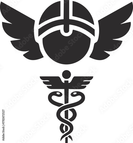 Illustration of Hermes, Greek God of Messenger