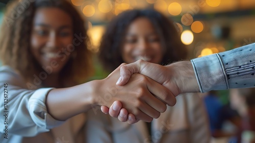 Business Handshake Deal.