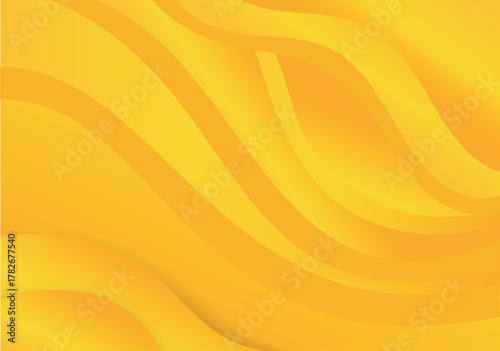 Yellow Orange Gradient abstract background, Abstract Waving Silk Texture Vector Design