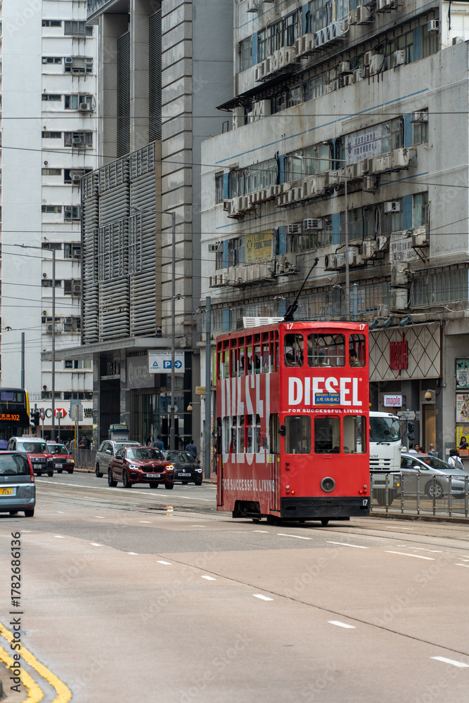 Obraz premium london bus stop
