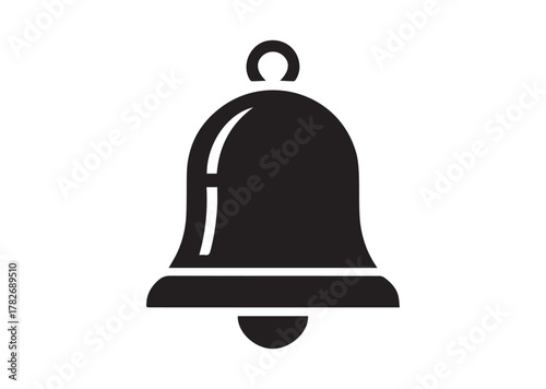 Bell ring icon, Bell ring solid vector