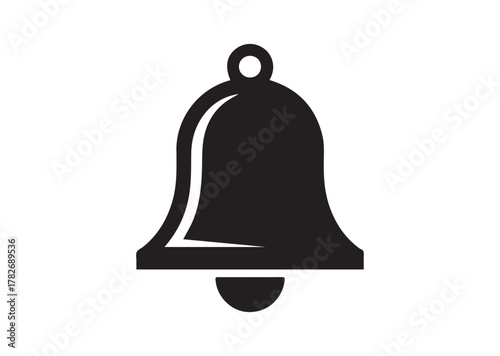 Bell ring icon, Bell ring solid vector