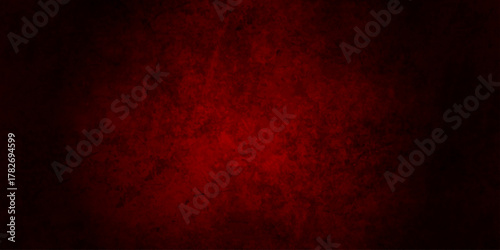 Dark red stone wall grunge backdrop texture background. stone marble wall concrete texture horror dark concept in backdrop. empty red anthracite wall grunge textured concrete background.