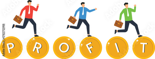 Loan Agreement financial approval with businessman inspecting document. Successful investment with money bag, approved stamp, bank credit, mortgage contract, business finance, and magnifying glass.