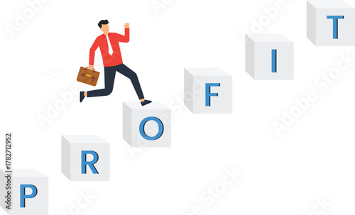 Businessman celebrating award recognition employee success. Gold crown prize ribbon for business victory. Goal attainment leadership concept with falling confetti for top performer.
