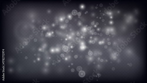 Bokeh Lights Holiday Powder Dust , Festive Designs