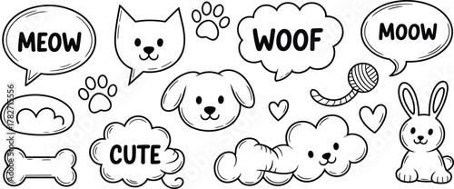 Set of farm-themed black silhouette icons including animals, produce, insects, and tools for agriculture, rural life, and educational design projects