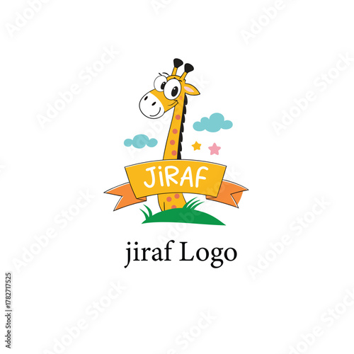 Modern Minimimalist  Jiraf  Logo