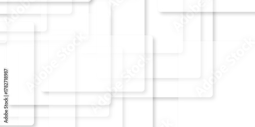abstract background with white lines architecture background. abstract cube template minimal geometric white light background. white transparent material in triangle diamond and squares shapes.