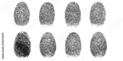 Human fingerprint collection for biometric identification, security and privacy