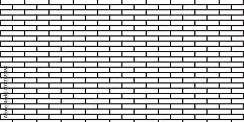 white brick wall texture and solid bricks seamless pattern background.	