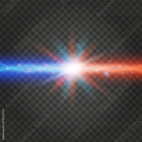 Glowing light bursts with sparks. A set of radiant glow effects, lens flare, explosion, brilliance, light streaks, solar flare, spark, and star. A stunning abstract image of bright flashes and shimmer