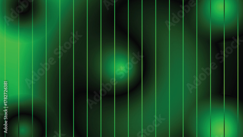 High-Tech Futuristic Green Data Stream Backdrop
