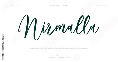 creative modern stylish calligraphy letter logo design