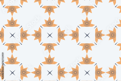 Luxurious Islamic arabesque seamless pattern  geometric balance, suitable for premium packaging, interior textiles, wallpapers, and Ramadan greeting designs