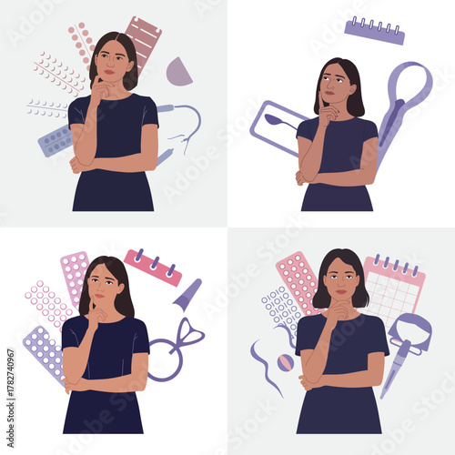 Business woman smiling with laptop in cafe cartoon vector illustration