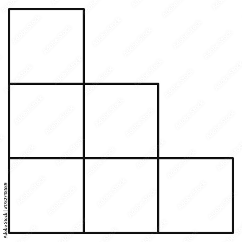 Fototapeta premium white square frame