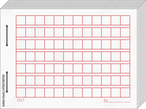 원고-원고지-원고지 묶음-원고지 합본-원고지 끈-원고지 철끈-원고지 제본-원고용지-편철