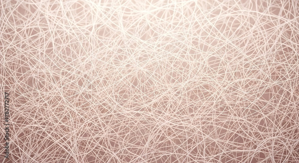 Fototapeta premium Abstract background of delicate interwoven threads with a soft ethereal glow and subtle texture