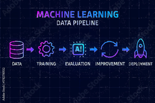 neon sign on the blackboard