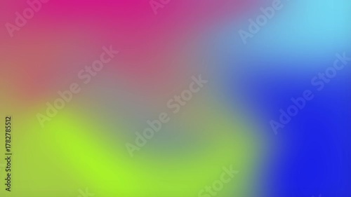 colorful gradient abstract loop background animation in 4k