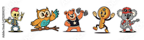 Diverse Cartoon Characters - A Fun Collection of Animated Person