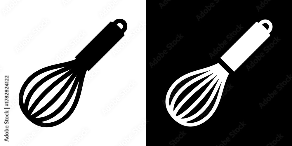 Fotografie Whisk or whisk-beater icon