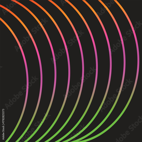 Colorful abstract circular swirl pattern background