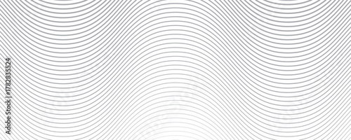 Abstract white background from lines. Wavy line drawing