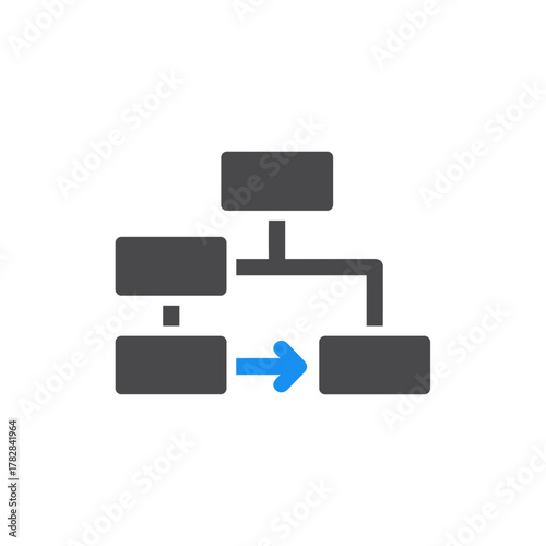 AI Workflow Automation Icon, Process Assistant