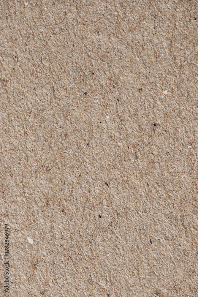 Fototapeta premium Textured Close-Up of Coarse Brown Recycled Paper