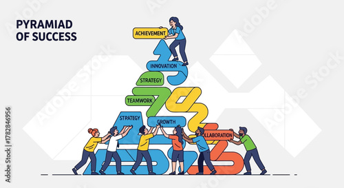 Visualizing the Pyramids of Success A Collaborative Journey to Achievement and Growth