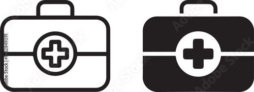 firstaidkit medical first aid kit symbol healthcare emergency vector