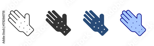 Allergy Icon Set. Designed In Multi Style