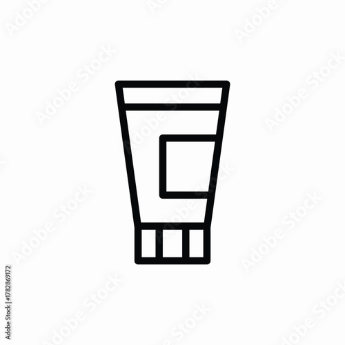 toothpaste teeth icon sign vector