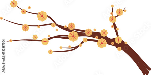 Chinese New Year Blossom Tree Branch