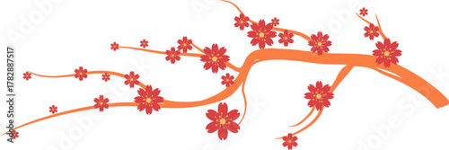 Chinese New Year Blossom Tree Branch