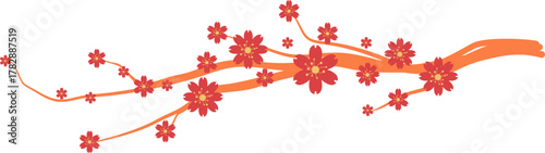 Chinese New Year Blossom Tree Branch