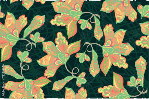 Indonesian batik motif, Batik is a technique of wax-resist dyeing applied to whole cloth, or cloth made using this technique originated from Indonesia