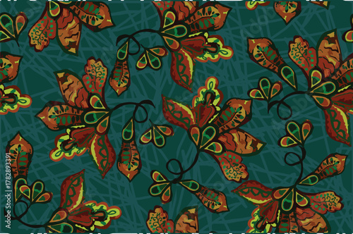 Indonesian batik motif, Batik is a technique of wax-resist dyeing applied to whole cloth, or cloth made using this technique originated from Indonesia