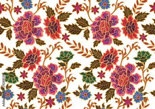 Indonesian batik motif, Batik is a technique of wax-resist dyeing applied to whole cloth, or cloth made using this technique originated from Indonesia