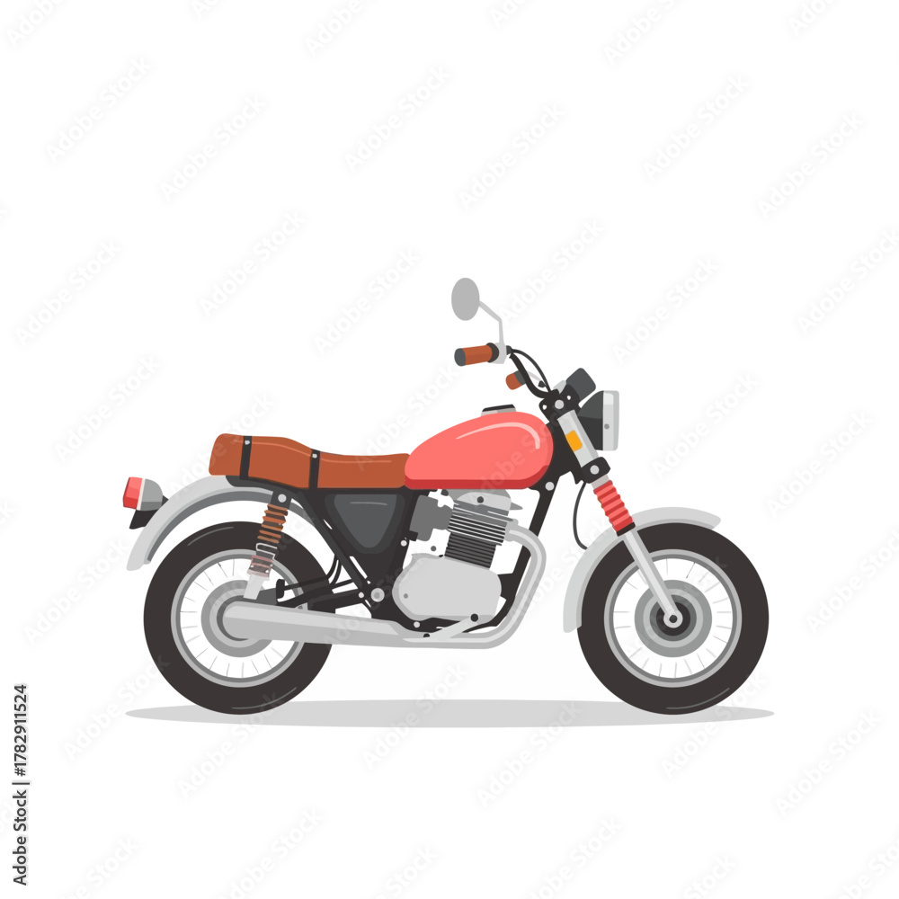 Fototapeta premium Cute Motorcycle Design Very Cool