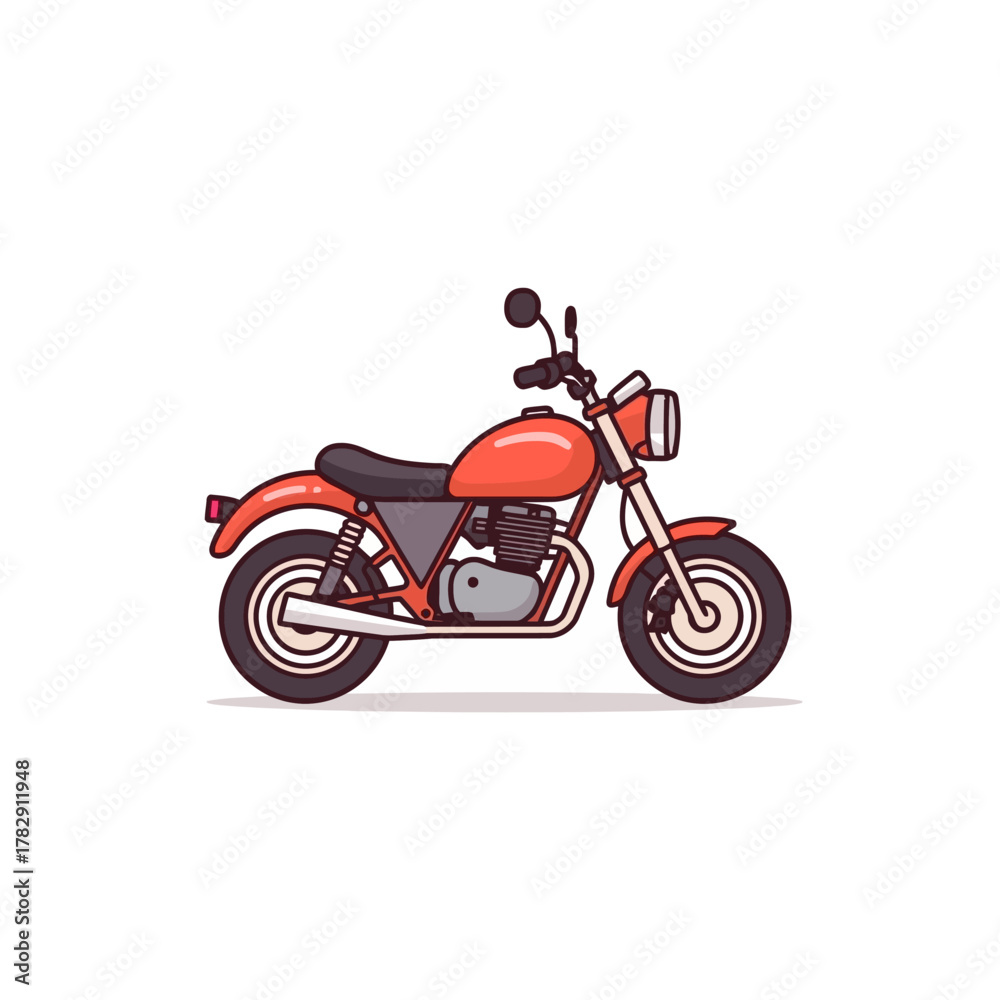 Obraz premium Cute Motorcycle Design Very Cool