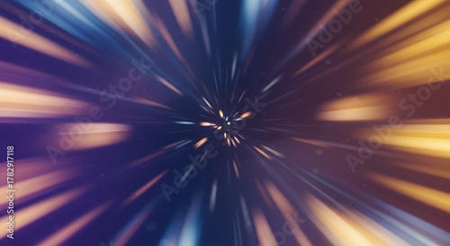 Abstract Light Streaks Background