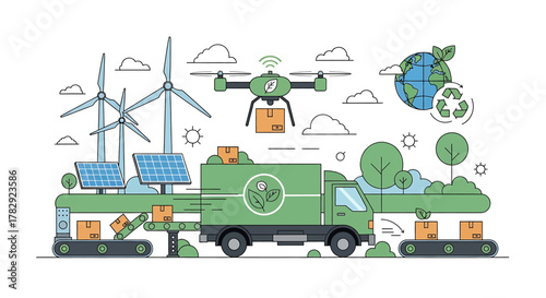 Green Logistics and Sustainable Delivery Services.